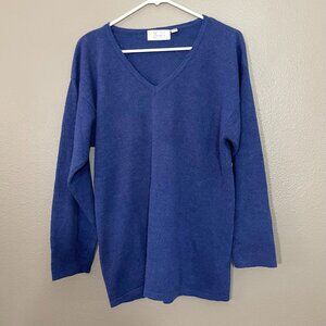 Hennes Collection by H&M  Size 38/40 Adult V-Neck Sweater Lambswool Angora Blend